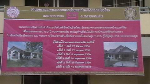 ﻿สำนักงานบังคับคดีจังหวัดเชียงใหม่จัดโครงการมหกรรมขายทอดตลาดทรัพย์ ธนาคารออมสิน